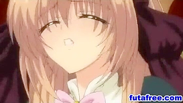 Futanari Fucks Hentai Guy in Cartoon Anime
