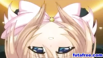 Futanari Sluts Get Double-Penetrated in Public Bathroom Stall