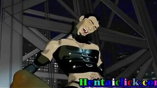 Hentai Gangbang with Muscular Anime