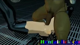 Hentai Gangbang with Muscular Anime