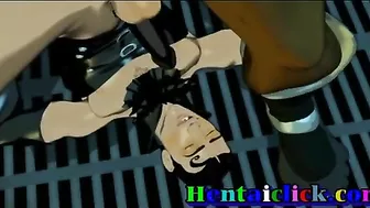 Hentai Gangbang with Muscular Anime