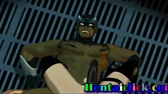 Hentai Gangbang with Muscular Anime