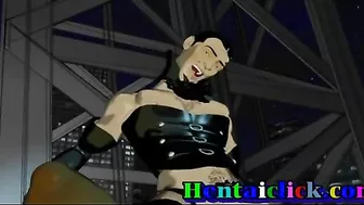 Hentai Gangbang with Muscular Anime