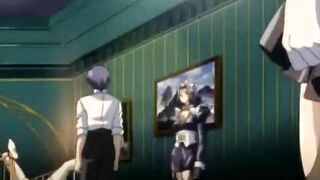 Hentai Shemale Maid with Monster Boobs and Cock Hard Fucked