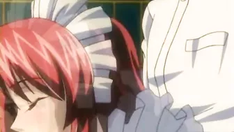 Hentai Shemale Maid with Monster Boobs and Cock Hard Fucked