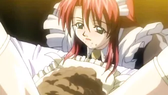 Hentai Shemale Maid with Monster Boobs and Cock Hard Fucked