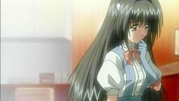 Hentai porn - Japanese schoolgirl's self-pleasure, anime-style