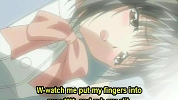 Hentai porn - Japanese schoolgirl's self-pleasure, anime-style