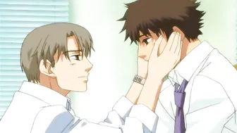 Hentai Guy Touches Boyfriend's body, Cartoon Anime