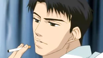 Hentai Guy Touches Boyfriend's body, Cartoon Anime