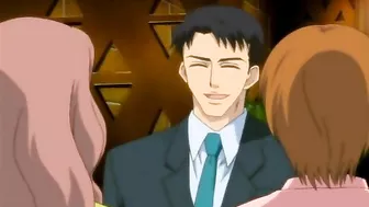 Hentai Guy Touches Boyfriend's body, Cartoon Anime