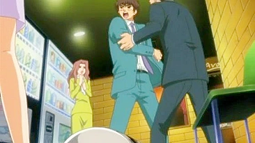 Hentai Guy Touches Boyfriend's body, Cartoon Anime