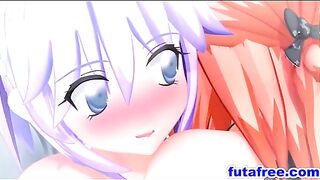 Futanari Girls' Hot Hentai Fuckfest - Cartoon Anime Porn