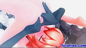 Futanari Girls' Hot Hentai Fuckfest - Cartoon Anime Porn