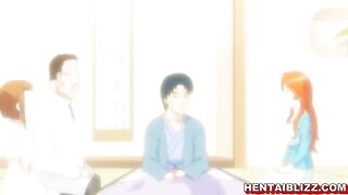 Busty Japanese Hentai Gets Licked Wet Pussy And Hot Poked