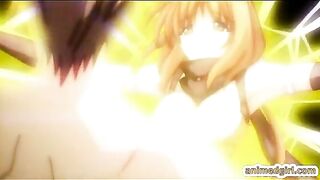 Spidernet Trapped in Hentai Anime, Shemale Fucks Hot