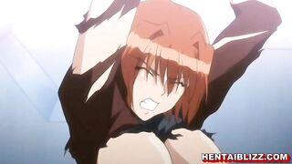 Bondage Hentai With Big Boobs Gets Electric Shocks