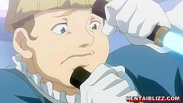 Bondage Hentai With Big Boobs Gets Electric Shocks