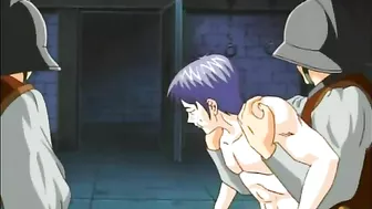 Hentai Porn Video - Chained and Tied, Her Tits and Ass Get Squeezed and Fucked