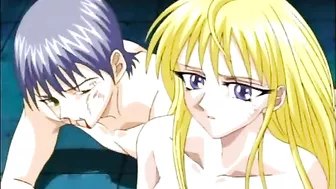 Hentai Porn Video - Chained and Tied, Her Tits and Ass Get Squeezed and Fucked