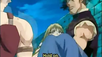 Hentai Porn Video - Chained and Tied, Her Tits and Ass Get Squeezed and Fucked