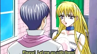 Hentai Porn Video - Chained and Tied, Her Tits and Ass Get Squeezed and Fucked