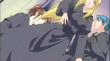 Bondage Hentai Pregnant Gets Ass and Mouth injection, Anime
