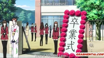 Pregnant Hentai Coeds Group sex lesson in the classroom - Anime, Pregnant, Hentai, Coeds