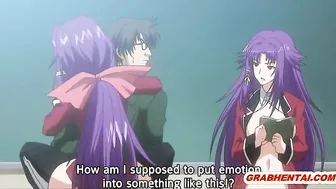 Pregnant Hentai Coeds Group sex lesson in the classroom - Anime, Pregnant, Hentai, Coeds