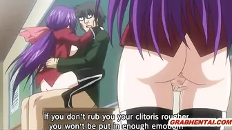Pregnant Hentai Coeds Group sex lesson in the classroom - Anime, Pregnant, Hentai, Coeds
