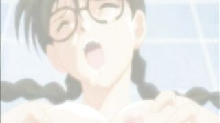 Bathtub Groupsex With Busty Anime Hentai Couple