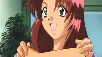 Bathtub Groupsex With Busty Anime Hentai Couple