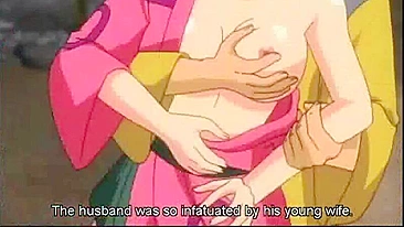 Busty Japanese Hentai Caught and Hot Poked by Old Guy - Anime, Busty, Japanese, Hentai, Caught, Hot, Poked