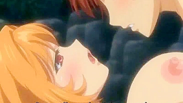 Hentai Porn - Blonde Anime Hottie with Huge Boobs Gets Fucked