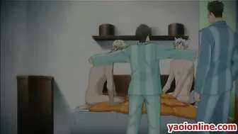 Hentai Porn Video - Two Guys hot kissing and having free sex