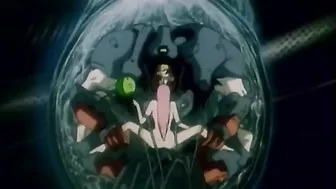 Redhead Hentai Gets Monster Tentacles Drilled All Holes, Anime, Redhead, Hentai