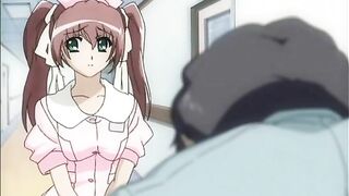 Hentai Nurse Gets Shoved Toy In The Gynecology Chair