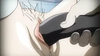 Hentai Nurse Gets Shoved Toy In The Gynecology Chair