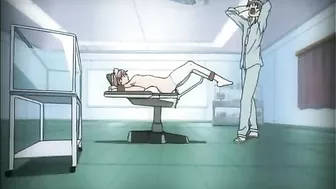 Hentai Nurse Gets Shoved Toy In The Gynecology Chair
