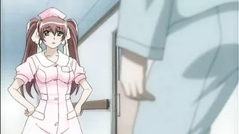 Hentai Nurse Gets Shoved Toy In The Gynecology Chair