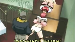 Bondage Hentai Teacher Gets Squeezed Her Big Tits and Poked