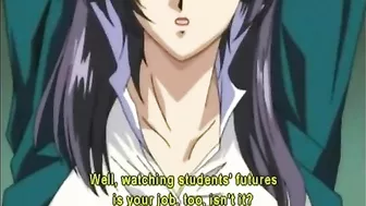 Bondage Hentai Teacher Gets Squeezed Her Big Tits and Poked