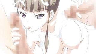 Hentai Maid's Delight - Sucking Big Cock and Swallowing Cum