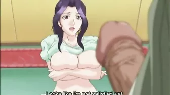 Japanese Hentai Mom With Huge Jugs Gets Fucked by Old Man in Anime