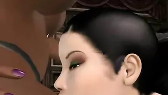 Hentai Shemale Threesome Hard Gangbanged, anime,  shemale,  toon