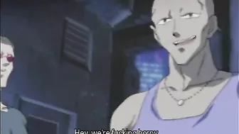 MILF Anime Mom with Enormous Boobs Gets Gangbanged