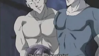 MILF Anime Mom with Enormous Boobs Gets Gangbanged