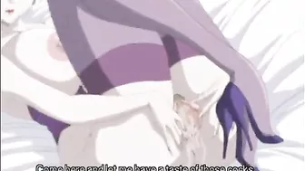 MILF Anime Mom with Enormous Boobs Gets Gangbanged