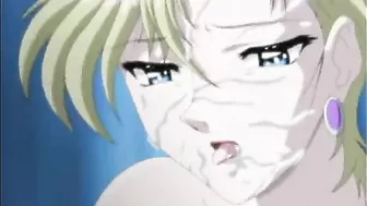 MILF Anime Mom with Enormous Boobs Gets Gangbanged