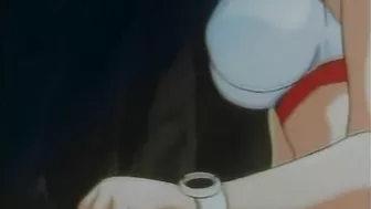 Wild Blonde Hentai Hard Gangbang in the Cave, Anime Style